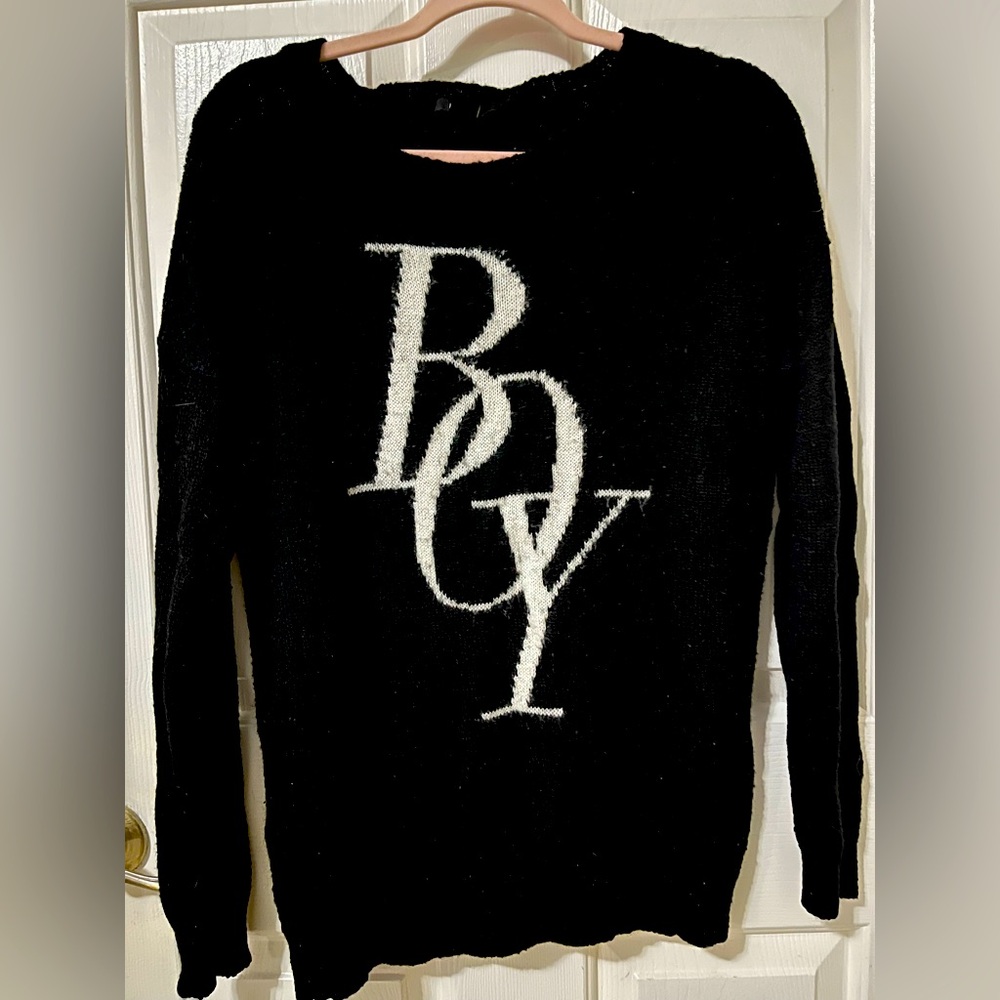 Women’s Forever 21 BOY Sweater Size M - Black & White